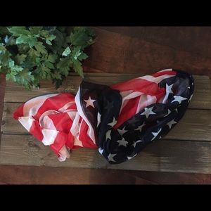 Woman’s American Flag Scarf